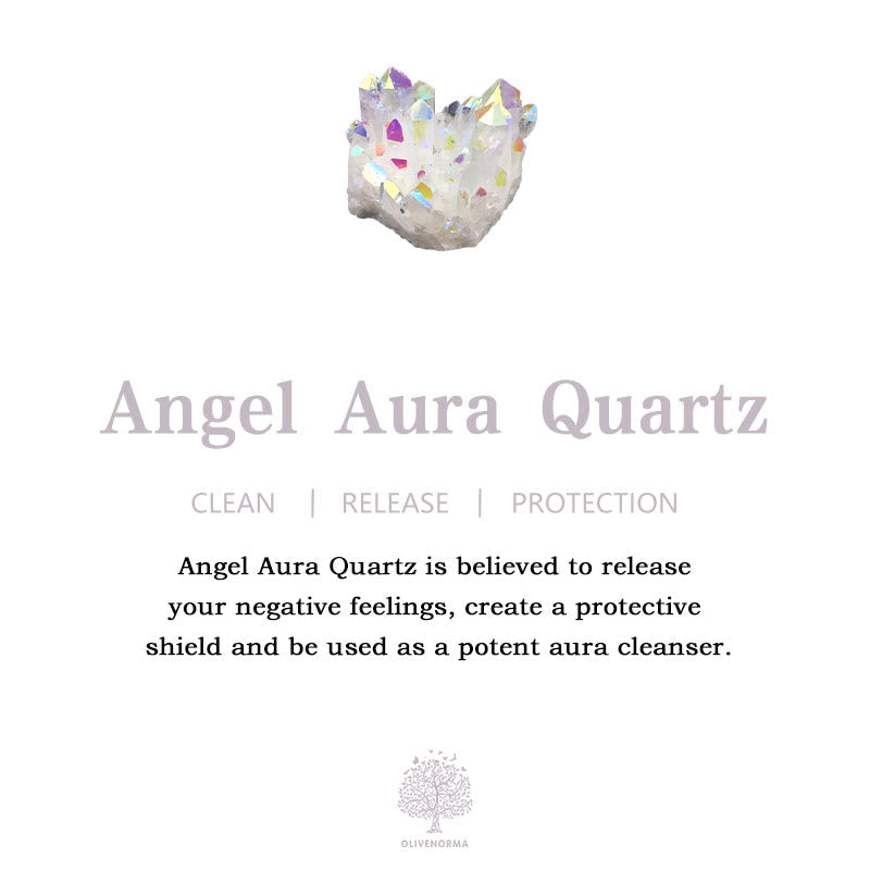 Angel Aura Quartz Crystal Sticks Gemstone Decor