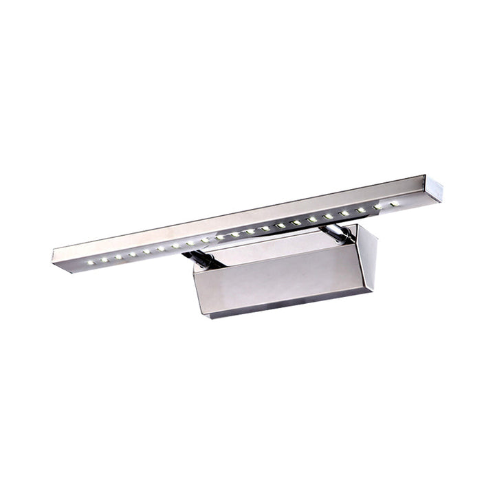 Rectangular Interior Mirror Light Stainless Steel