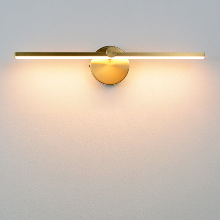 Nordic Minimalist Aluminium Long Bar Switch LED Mirror Wall Light Lamp