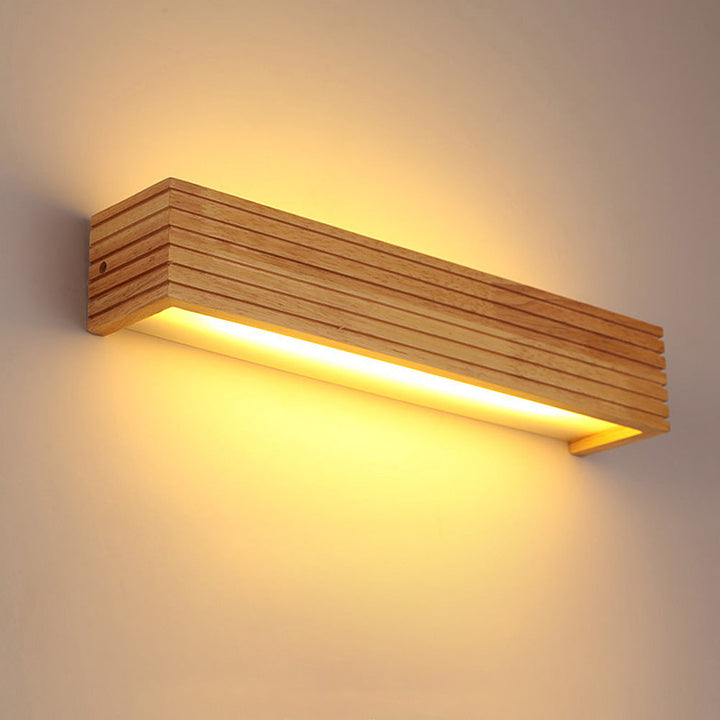 Wooden Wall Lights for Bathroom Mirrors