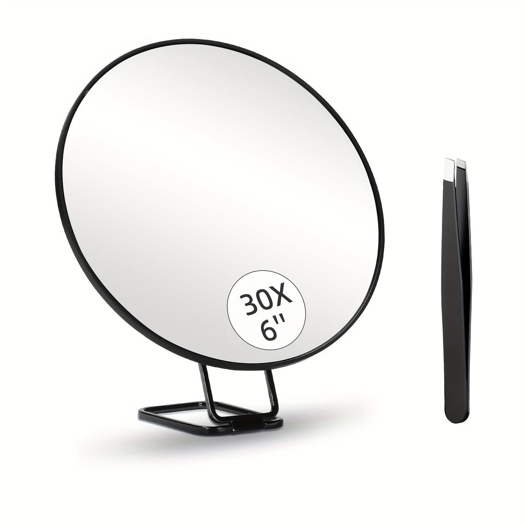Magnifying Makeup Mirror - 20X/10X Magnification, Suction Cup, Portable
