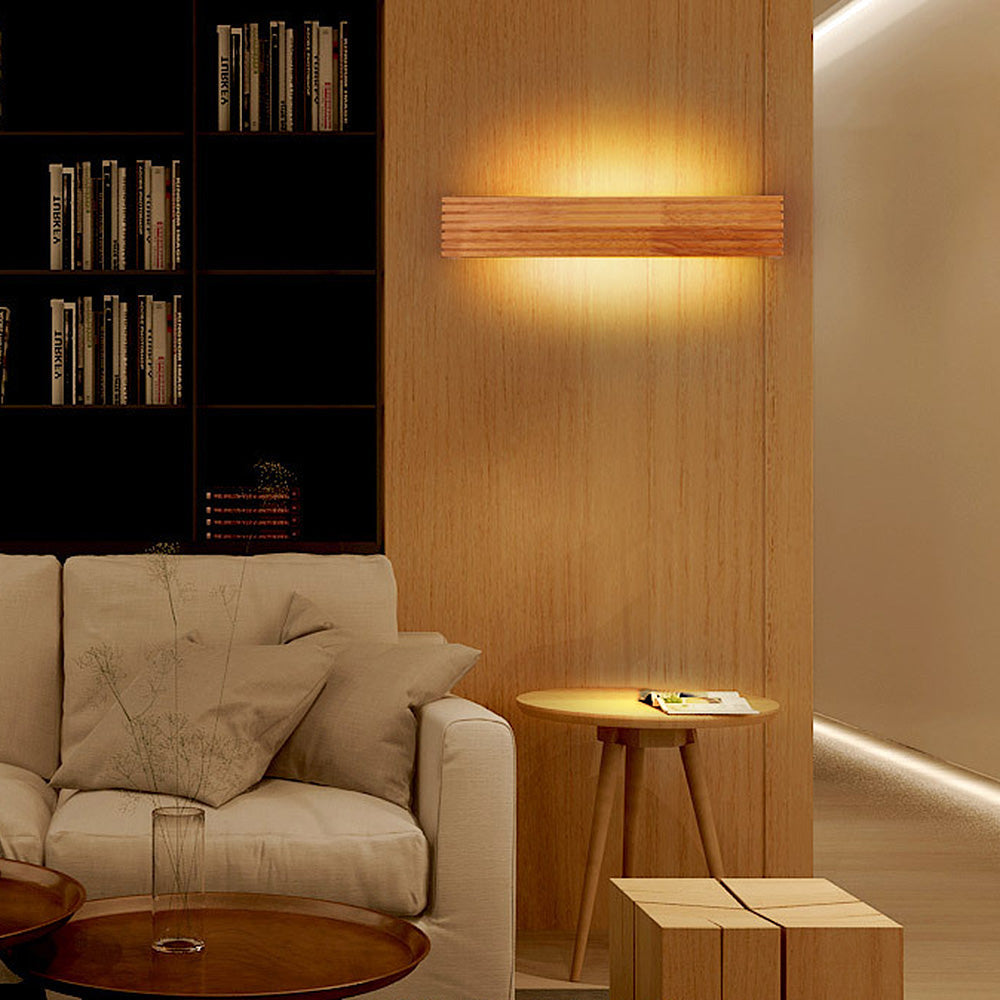Wooden Wall Lights for Bathroom Mirrors