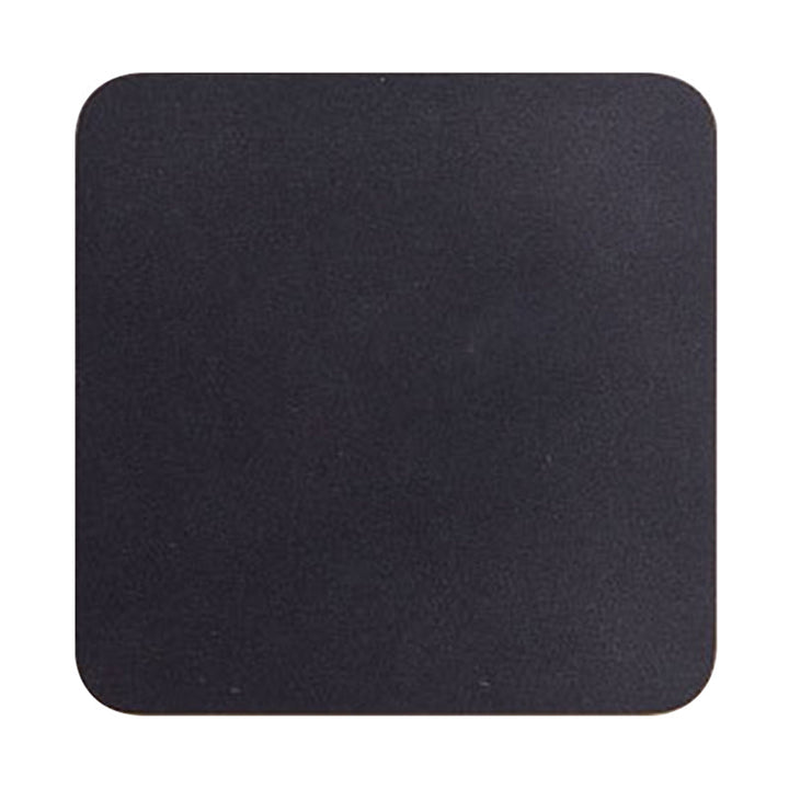 Round/Square Flush Mount Wall Lamp Minimalist Aluminum Hallway LED Sconce Light in Black
