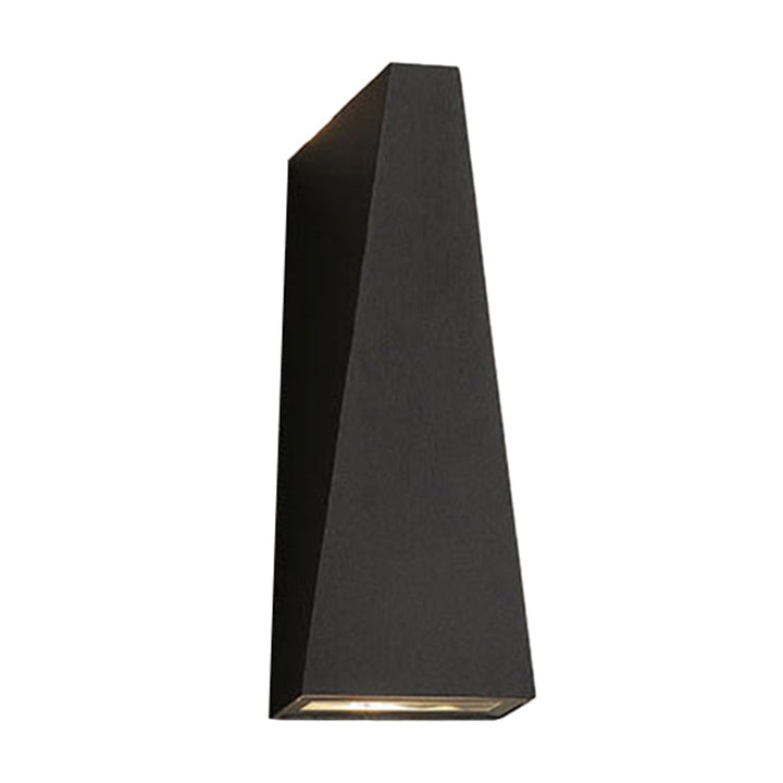Cube/Triangle/Cylinder Wall Lamp Fixture Nordic Metal Black Up and Down LED Wall Sconce for Outdoor