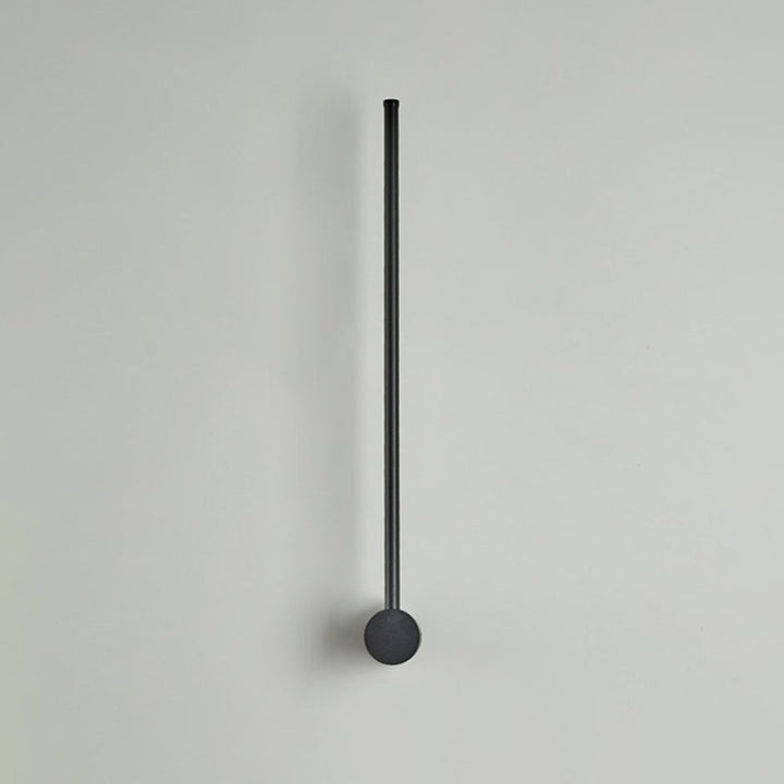 Slim Tube Shaped Sconce Lighting Contemporary Metal Living Room LED Wall Light Fixture