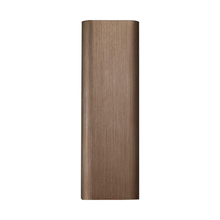 Modern Cuboid Wall Mounted Light Metal Living Room LED Up and Down Wall Sconce in Bronze/Gold/Coffee