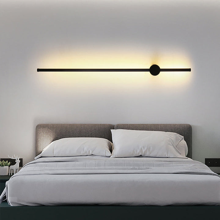 Swivelable Stick Wall Sconce Lighting Minimalist Metal Bedside LED Wall Mount Light