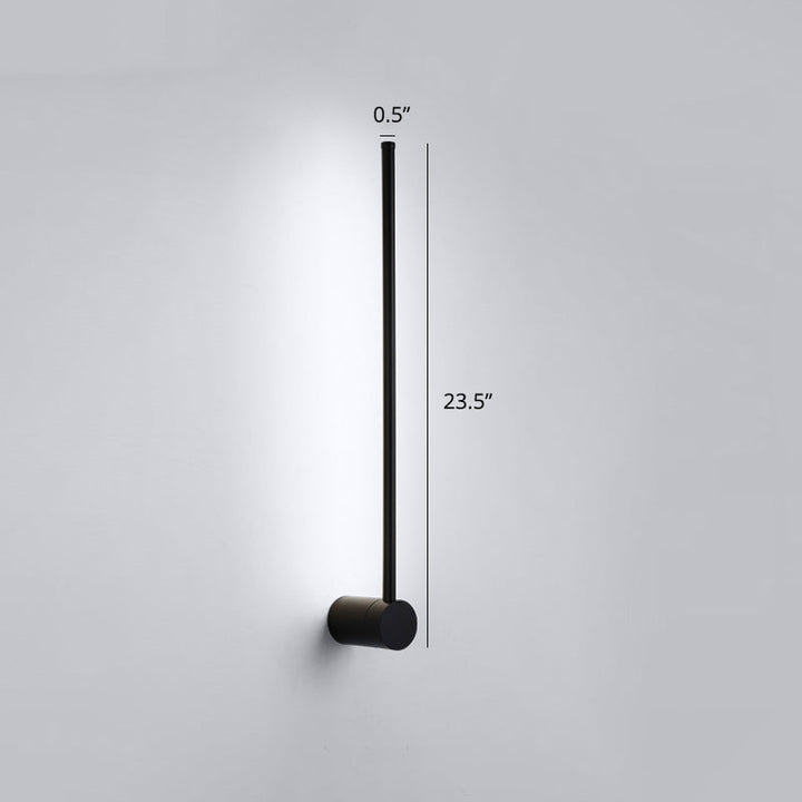 Swivelable Stick Wall Sconce Lighting Minimalist Metal Bedside LED Wall Mount Light