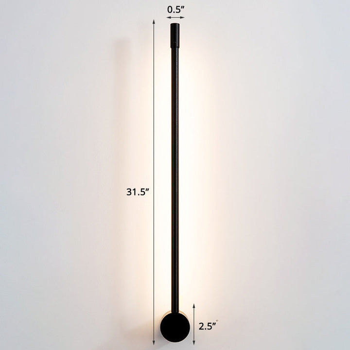 Slim Rod Stairs Sconce Lamp Aluminum Minimalist LED Wall Mounted Lighting Fixture
