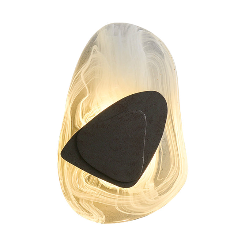 Modern Nordic Sconce Light Fixture 1 Light Glass Wall Mount Lighting Light Luxury Sconce for Bedroom