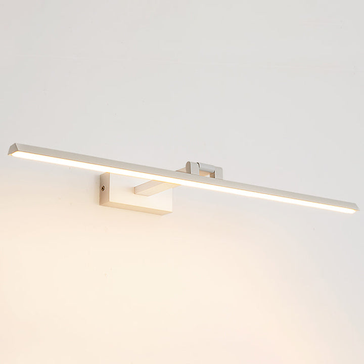 Linear LED Vanity Light Fixtures Modern Minimalist Style Metal Single Vanity Light
