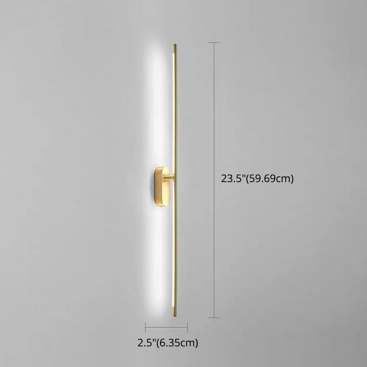Linear Strip Wall Lighting Modern Metal Wall Mount Lamp for Bedroom Living Room