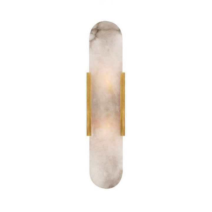 2 Bulbs Bar Flush Mount Colonial Gold/Black Marble Wall Sconce Lighting for Dining Room