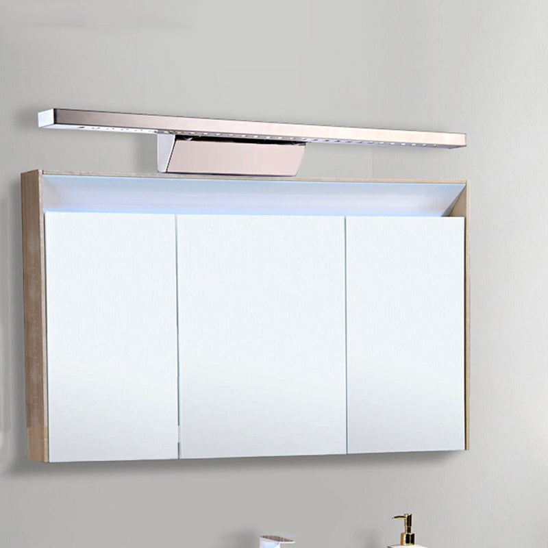 Rectangular Interior Mirror Light Stainless Steel