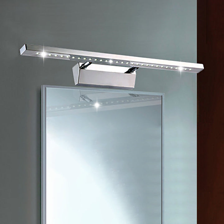 Rectangular Interior Mirror Light Stainless Steel