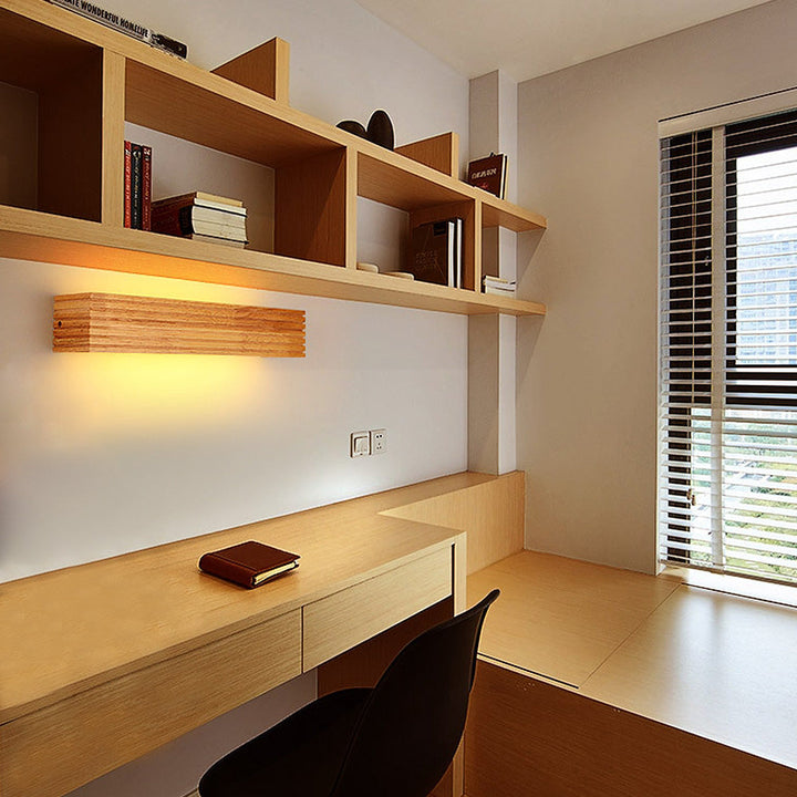 Wooden Wall Lights for Bathroom Mirrors