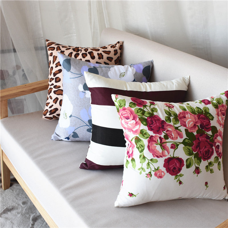decorative patchwork cushion cover
