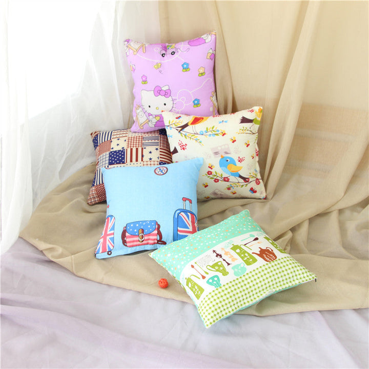 decorative patchwork cushion cover