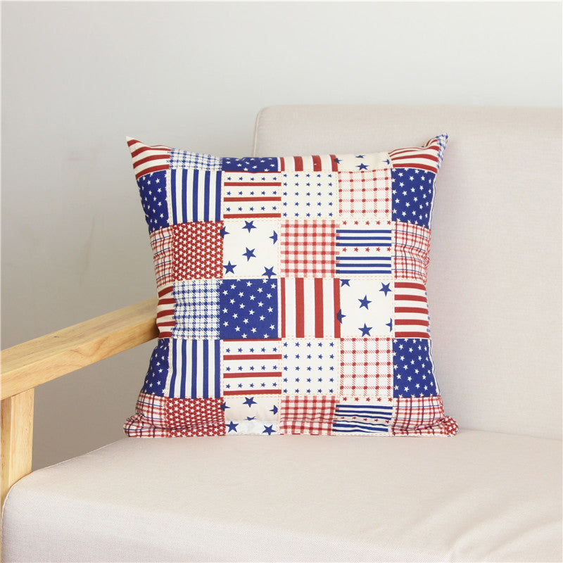 decorative patchwork cushion cover