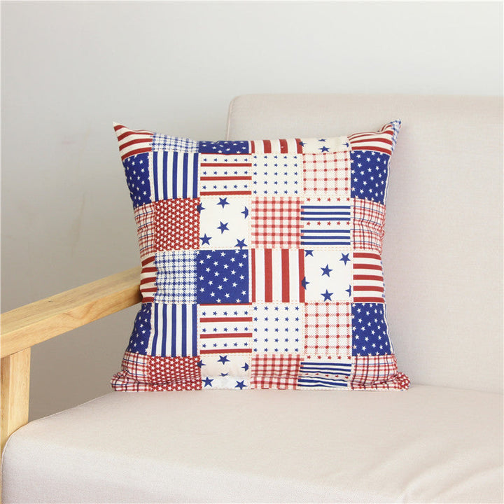 decorative patchwork cushion cover