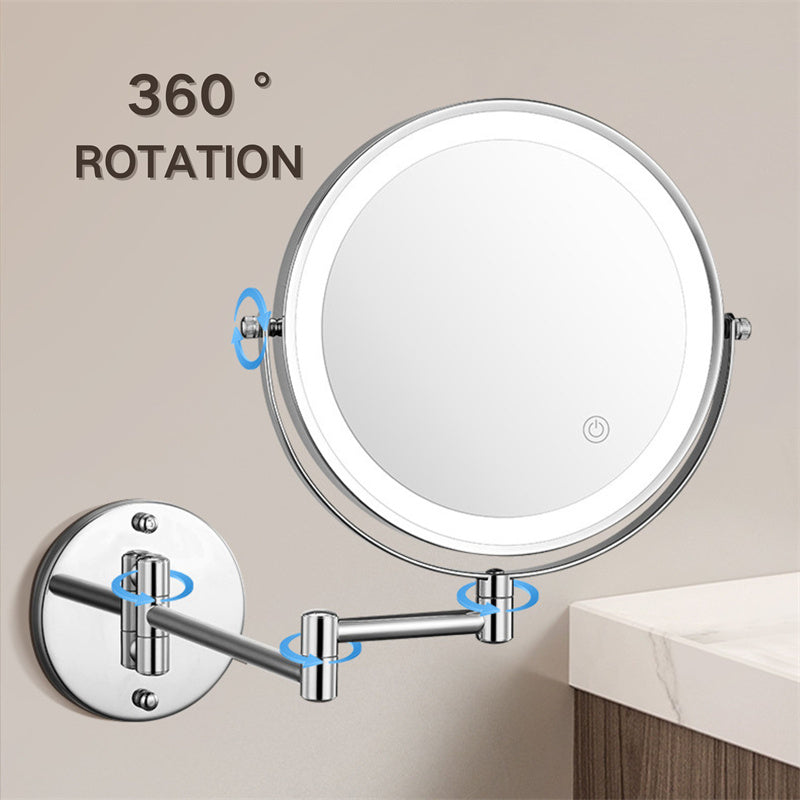 Rechargeable Wall Mounted Shaving Mirror