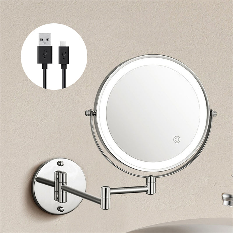 Rechargeable Wall Mounted Shaving Mirror
