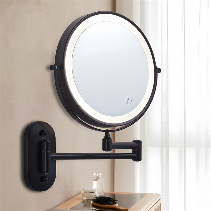 Rechargeable Wall Mounted Shaving Mirror
