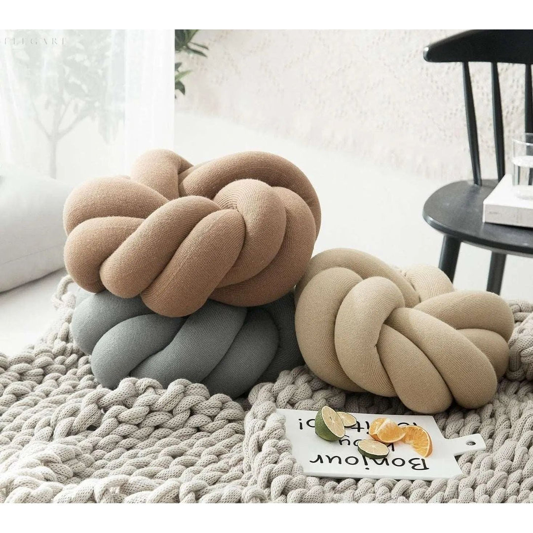 Cotton Knot Cushion