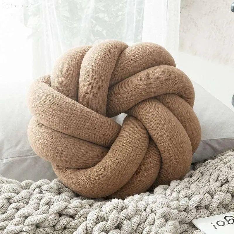 Cotton Knot Cushion