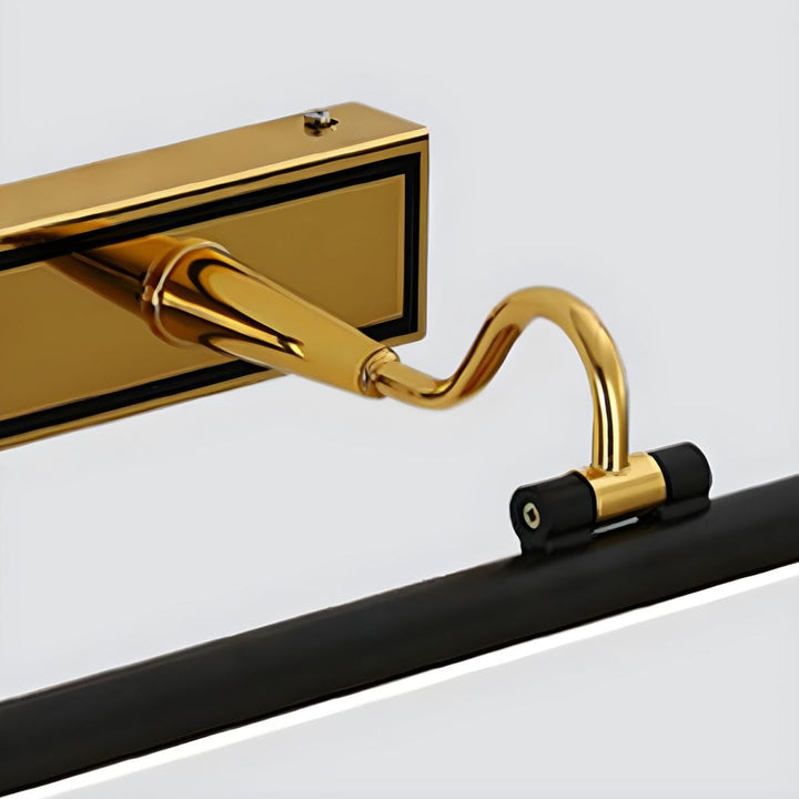 Luxury Black-Gold Mirror Lamp
