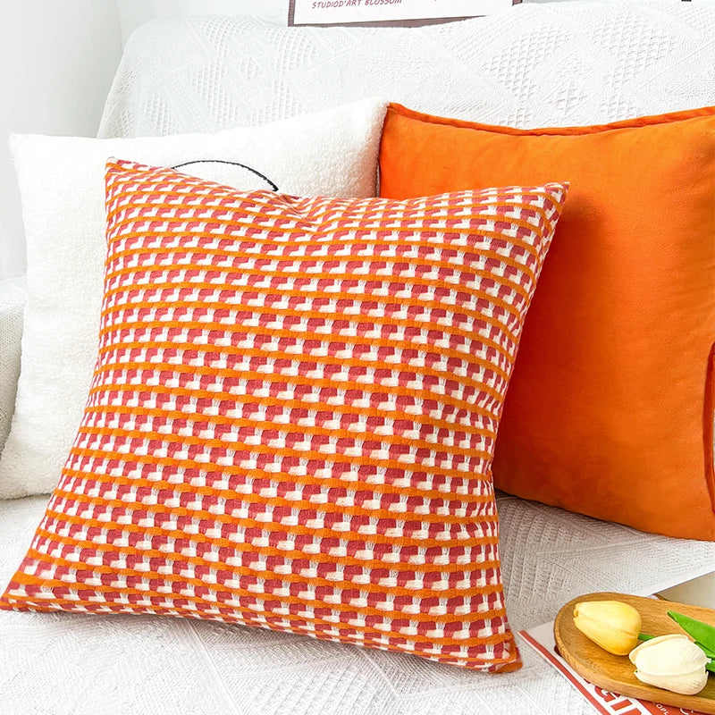 Scandinavian decorative cushion for sofas 40x40 cm