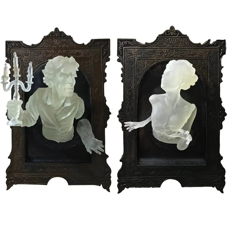 Spirit in the Mirror – Shining 3D wall decoration made of resin