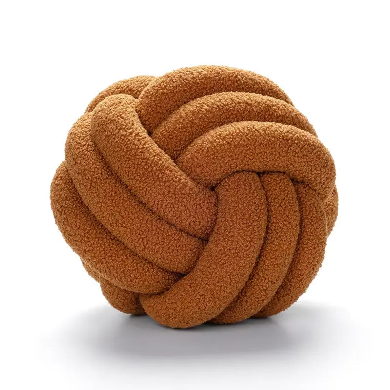 Cozy handmade tufted throw pillow