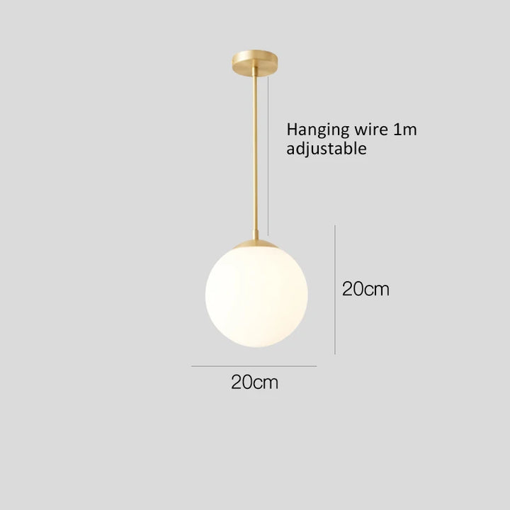 Gold/Black Glass Ball Pendant Lights: A Stylish Addition to Your Space