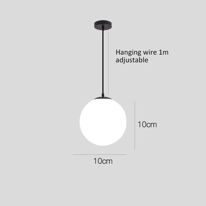 Gold/Black Glass Ball Pendant Lights: A Stylish Addition to Your Space