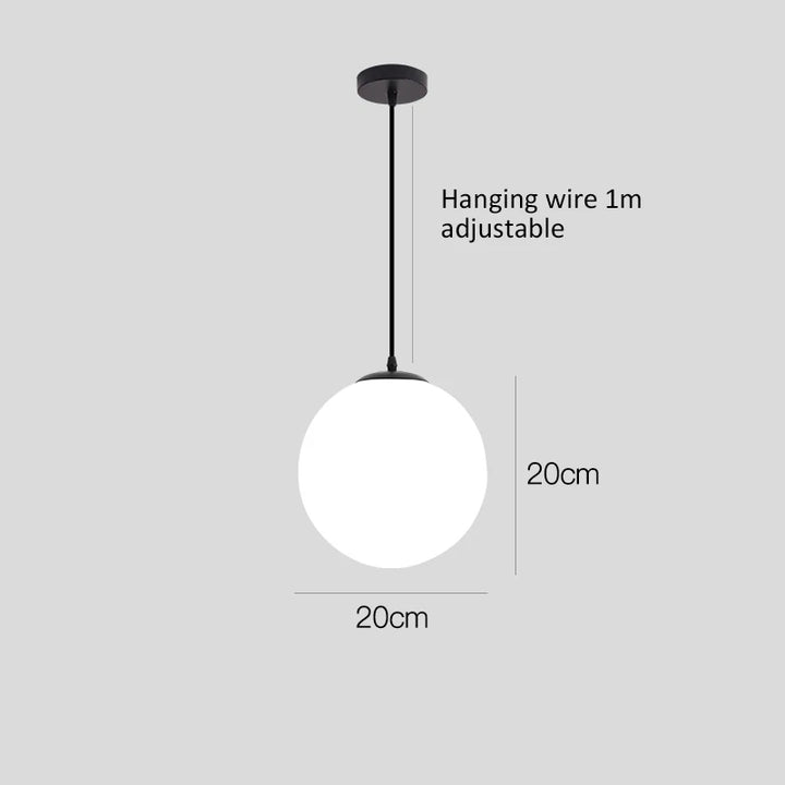 Gold/Black Glass Ball Pendant Lights: A Stylish Addition to Your Space