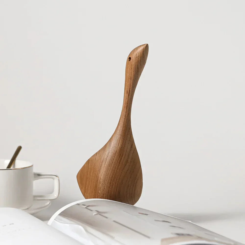 Nordic Wood Goose Figures