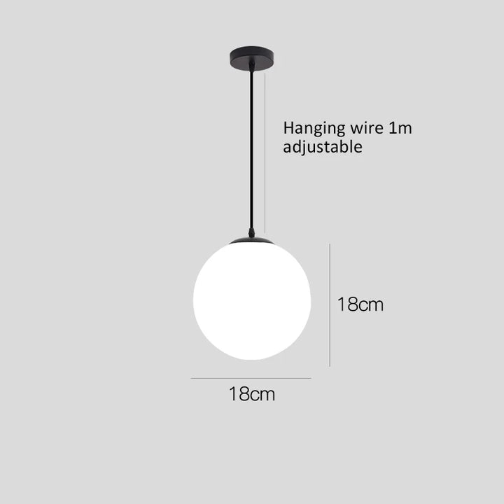 Gold/Black Glass Ball Pendant Lights: A Stylish Addition to Your Space