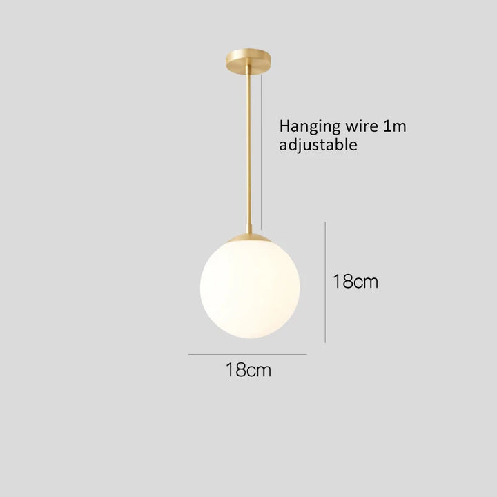 Gold/Black Glass Ball Pendant Lights: A Stylish Addition to Your Space