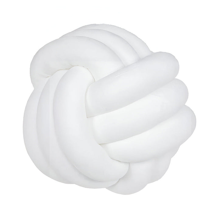 Handmade Knotted Round Decorative Pillow