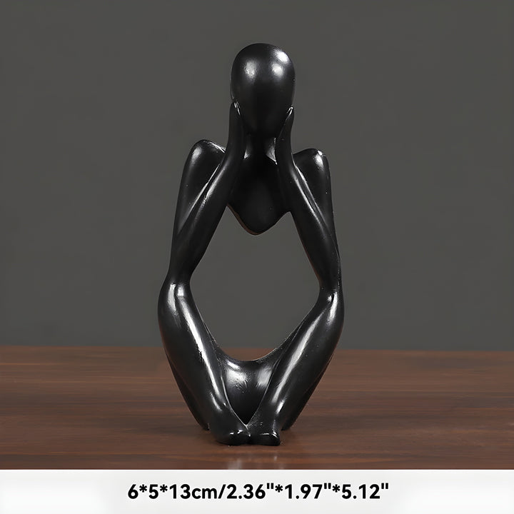 Abstract Thinker Sculpture Home Decor