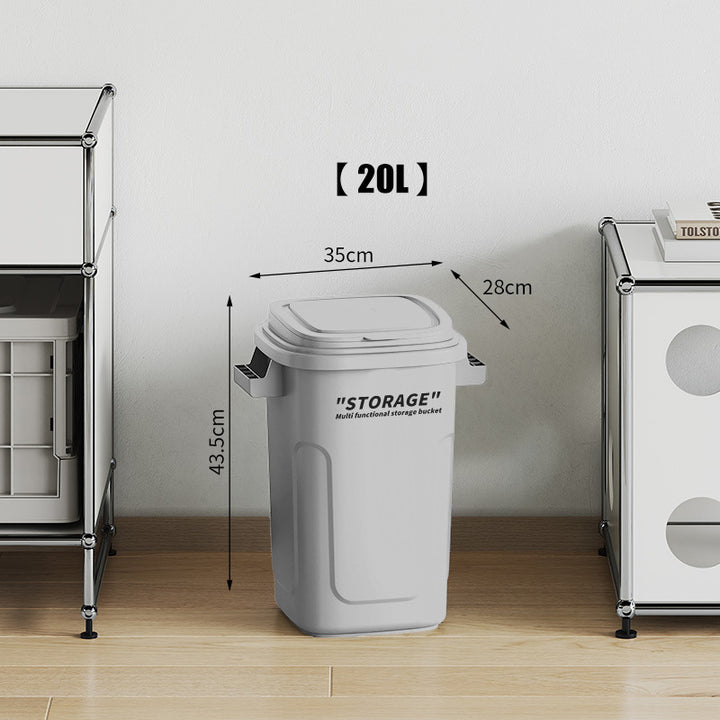 Multi-Purpose Storage Bucket with Lid Meso Living