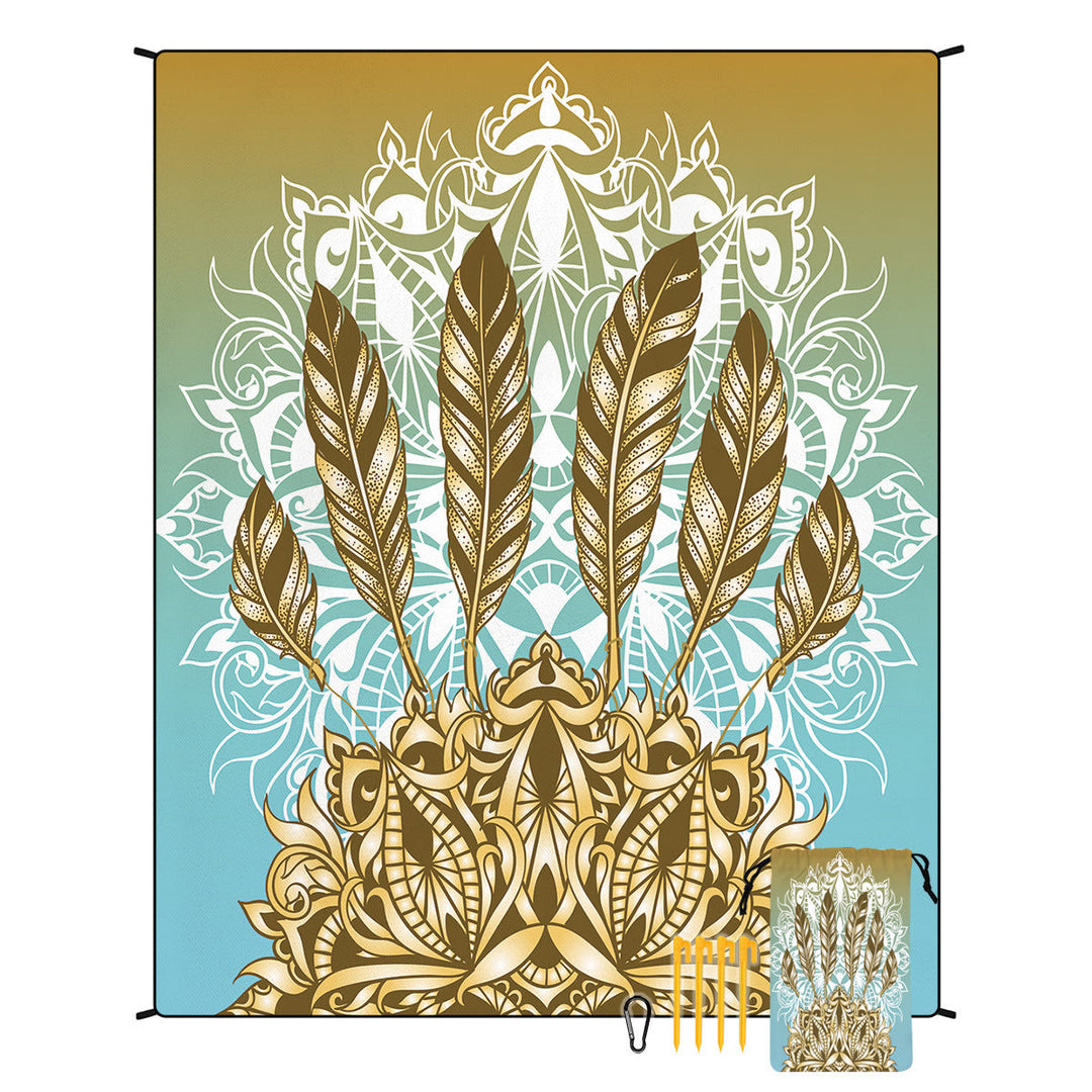 Geometric Print Tapestry