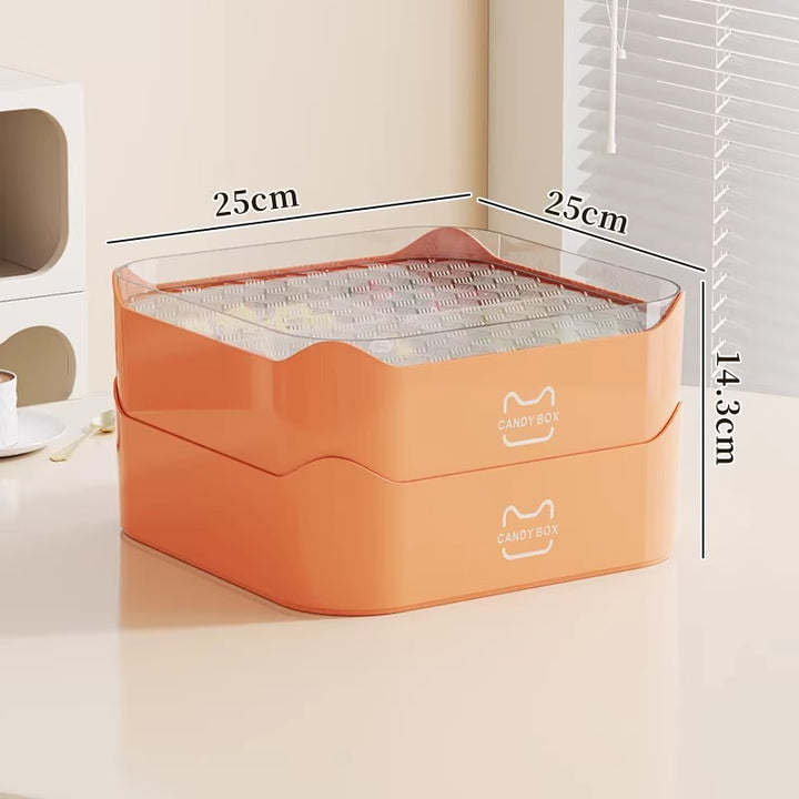 Multi-Purpose Storage Organizer with Transparent Lid Meso Living