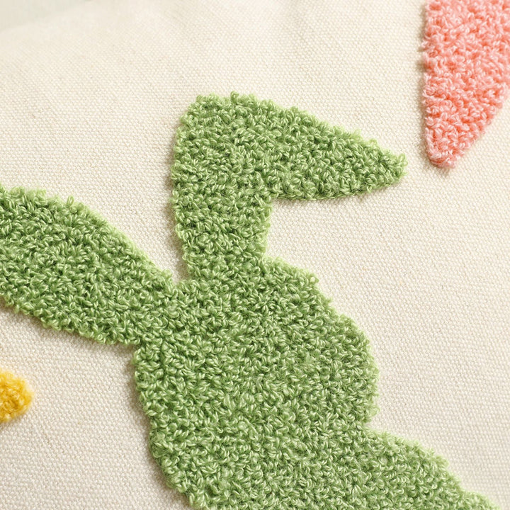 pillowcase with cute bunny motif