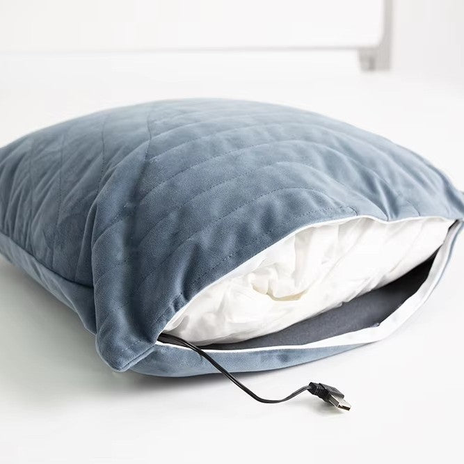 Decorative Cushion Cover with Honeycomb Pattern