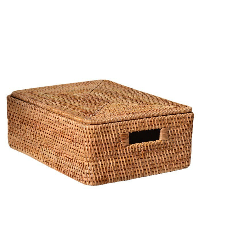 Rectangular Rattan Storage Basket