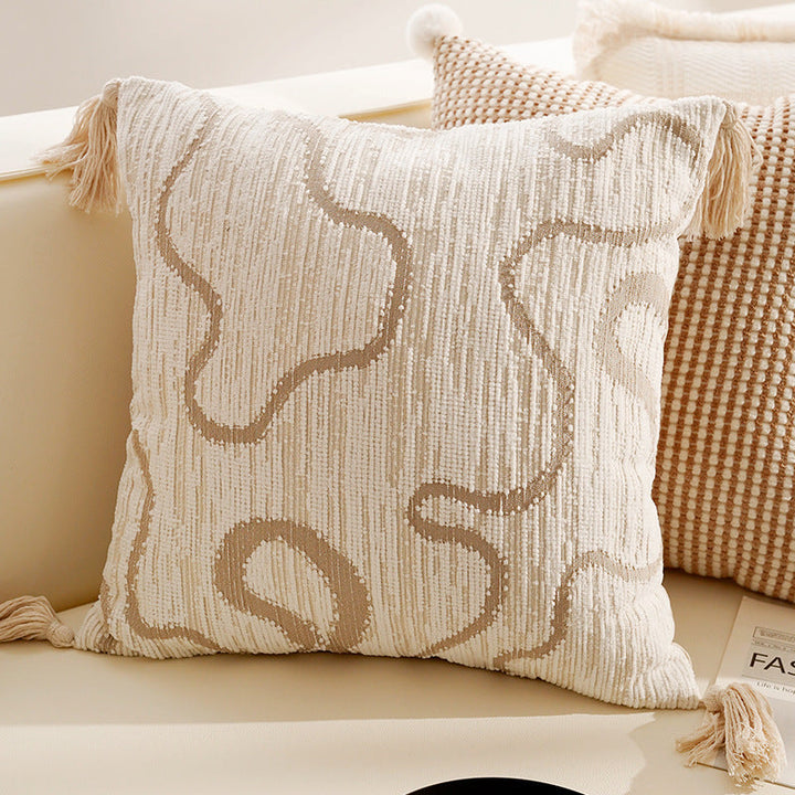 Structured Decorative Cushion Cover