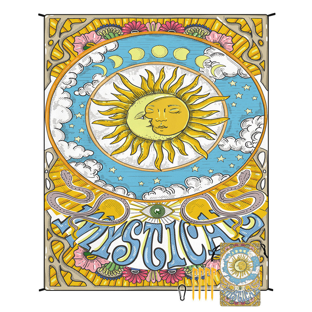 Geometric Print Tapestry