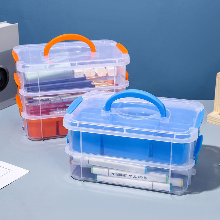 Stackable Multi-Compartment Storage Organizer Meso Living